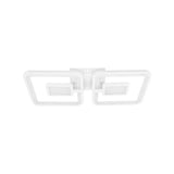 Lustra Led Cu Telecomanda Felix, 2 Patrate, Lumina Rece/Calda/Neutra, Dimabila - vivimall.ro