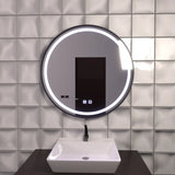 Oglinda Led Rotunda 60Cm, Lucea Touch, Sistem Dezaburire - vivimall.ro
