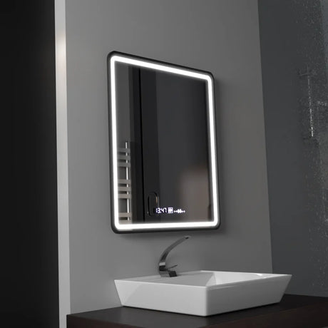 Oglinda Led Rectangulara, Favola Motionglow Marcello, Sistem Dezaburire, Ceas & Termometru - vivimall.ro