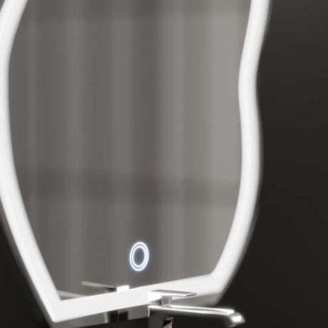 Oglinda Led Organica, Forma Touch, Sistem Dezaburire - vivimall.ro