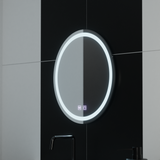 Oglinda Led Rotunda 50Cm Lucea Touch Sistem Dezaburire - vivimall.ro