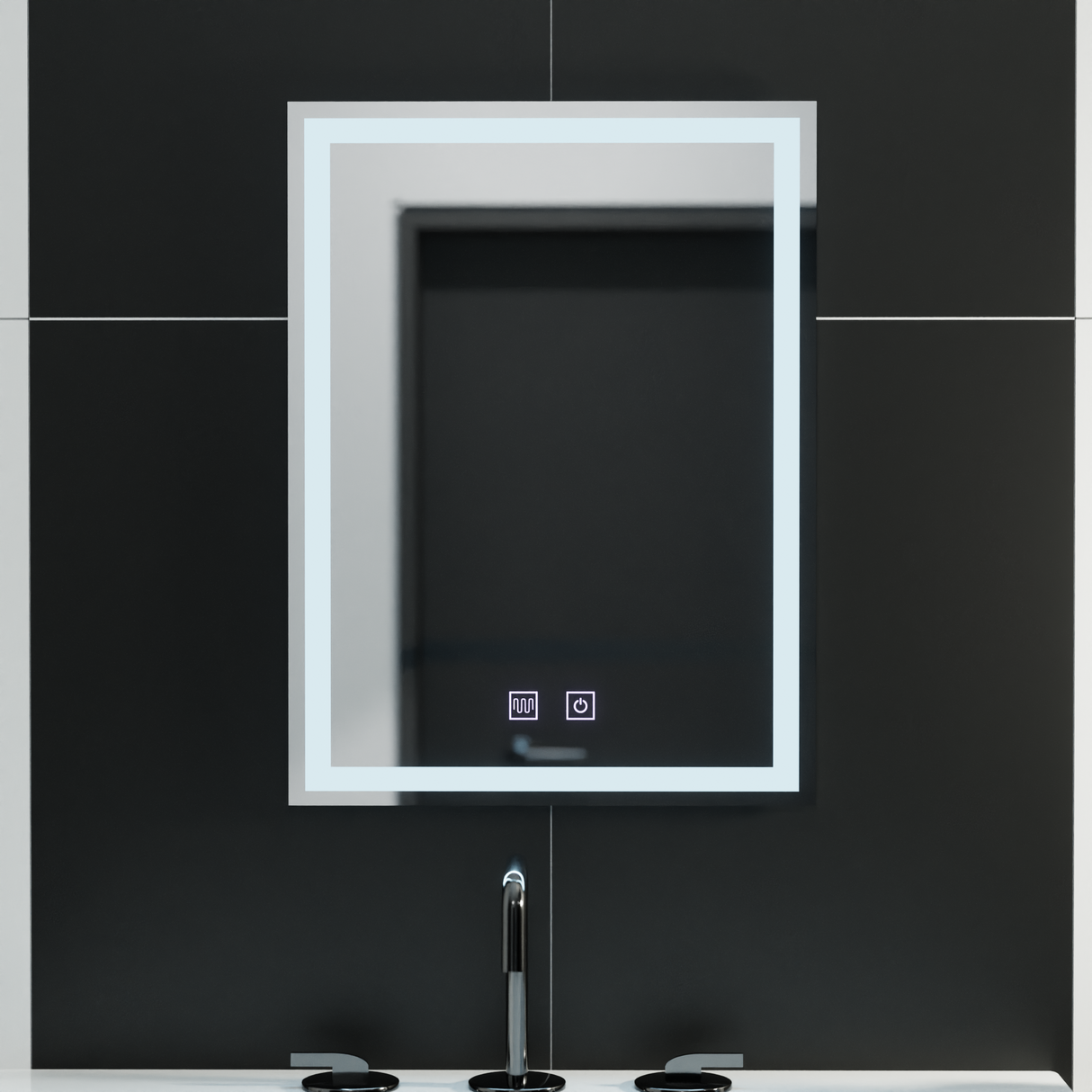 Oglinda Led Rectangulara, Nox Touch, Sistem Dezaburire - vivimall.ro