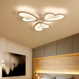 Lustra Led Cu Telecomanda Blossom, 3 Petale, Lumina Rece/Calda/Neutra, Dimabila - vivimall.ro