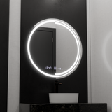 Oglinda Led Rotunda, 60Cm, Senzor Motionglow Consuel Marcello, Sistem Dezaburire, Ceas & Termometru - vivimall.ro