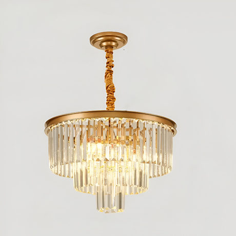 Candelabru Cristal Chambord Petito 3Xe14, Diametru 28Cm, Mat - vivimall.ro