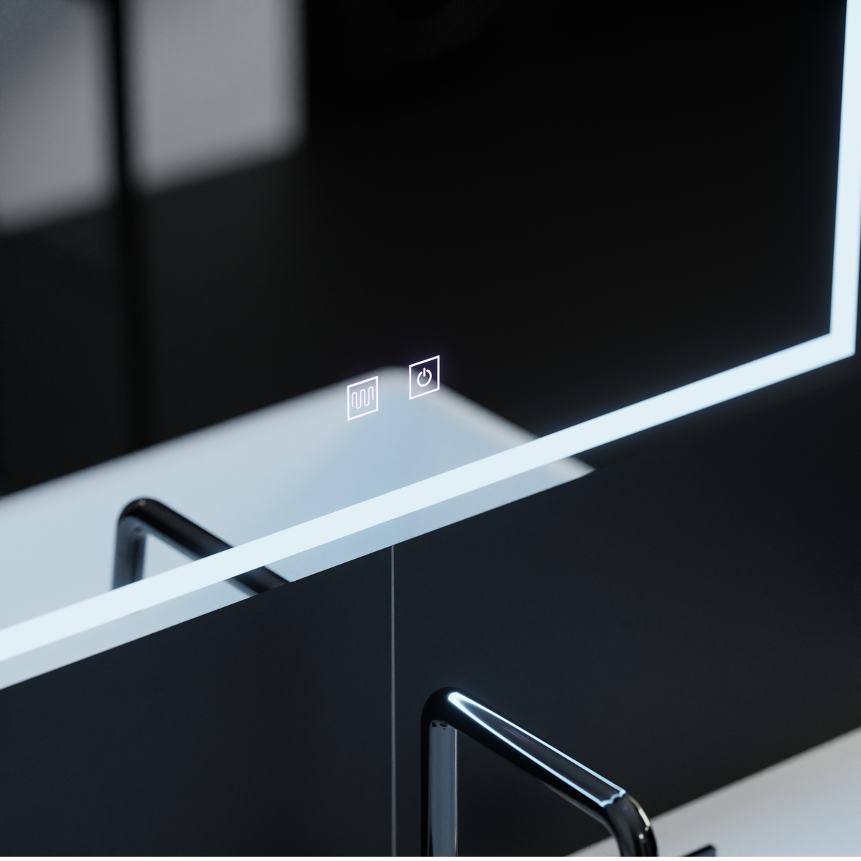 Oglinda Led Rectangulara, Umbria Touch, Sistem Dezaburire - vivimall.ro