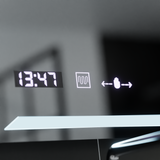 Oglinda Led Rectangulara, Rayonnement Motionglow Marcello, Sistem Dezaburire, Ceas & Termometru - vivimall.ro