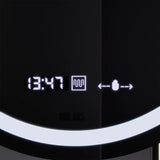 Oglinda Led Rotunda, 60Cm, Visio Motionglow Marcello, Sistem Dezaburire, Ceas & Termometru, Lupa Cosmetica - vivimall.ro
