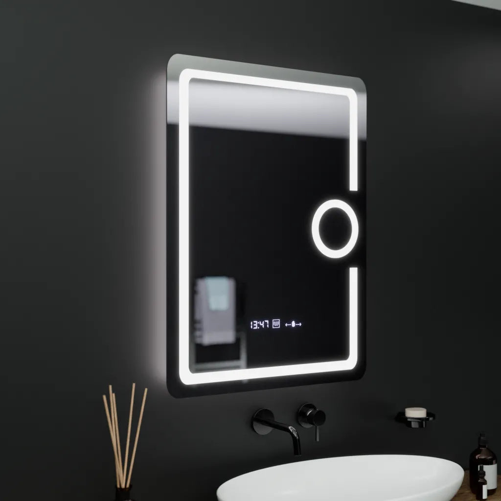 Oglindă LED Rectangulară Eclat Marcello | Motionglow - vivimall.ro