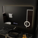 Oglinda Led Rectangulara, Celeste Motionglow Marcello, Sistem Dezaburire, Ceas & Termometru, Lupa Cosmetica - vivimall.ro