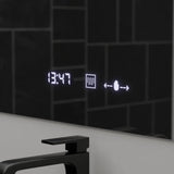 Oglinda Led Rectangulara, Absolu Motionglow Marcello, Sistem Dezaburire, Ceas & Termometru, Lupa Cosmetica - vivimall.ro