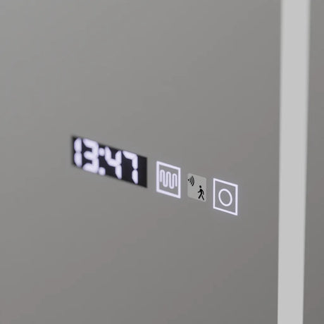 Oglinda Led Rectangula, Bianca Senzor Radar Marcello, Sistem Dezaburire, Ceas & Termometru, Dimabila - vivimall.ro