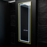 Oglinda Led Rectangulara, Elena Senzor Radar Marcello, Sistem Dezaburire, Ceas & Termometru, Dimabila - vivimall.ro
