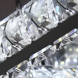 Candelabru Led Erico Patrat, Lumina Rece/Calda/Neutra, Cristal - vivimall.ro