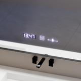Oglinda Led Rectangulara, Verite Majeste Noir Motion Glow Marcello, Sistem Dezaburire, Ceas & Termometru - vivimall.ro
