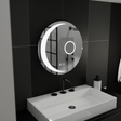 Oglinda Led Rotunda, 60Cm, Orbis Touch, Sistem Dezaburire - vivimall.ro