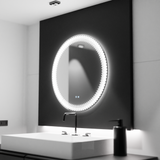 Oglinda Led Rotunda 70Cm, Stellaire Touch, Sistem Dezaburire - vivimall.ro