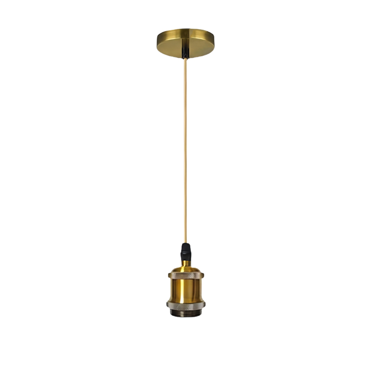 Lustra Antichizata, 1*E27, Metal - vivimall.ro