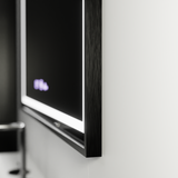 Oglinda Led Rectangulara, Verite Majeste Noir Motion Glow Marcello, Sistem Dezaburire, Ceas & Termometru - vivimall.ro