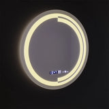 Oglinda Led Rotunda, 60Cm, Senzor Motionglow Consuel Marcello, Sistem Dezaburire, Ceas & Termometru - vivimall.ro