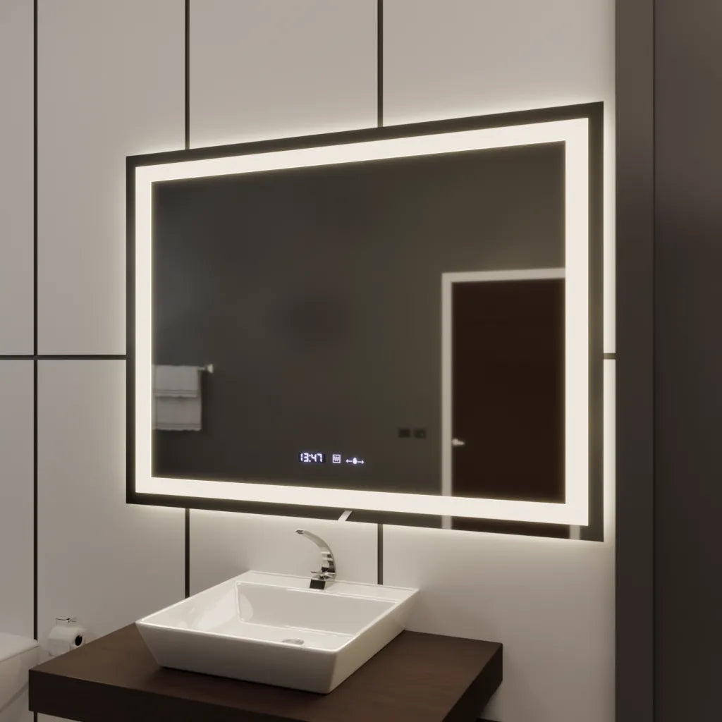 Oglindă LED Rectangulară Verite Marcello | Motionglow - vivimall.ro