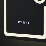 Oglindă LED Rectangulară Eclat Marcello | Motionglow - vivimall.ro