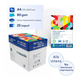 Detaliu top hârtie A4 Mutual Trust Cardboard 80 g/mp, 100 coli, format 210x297 mm