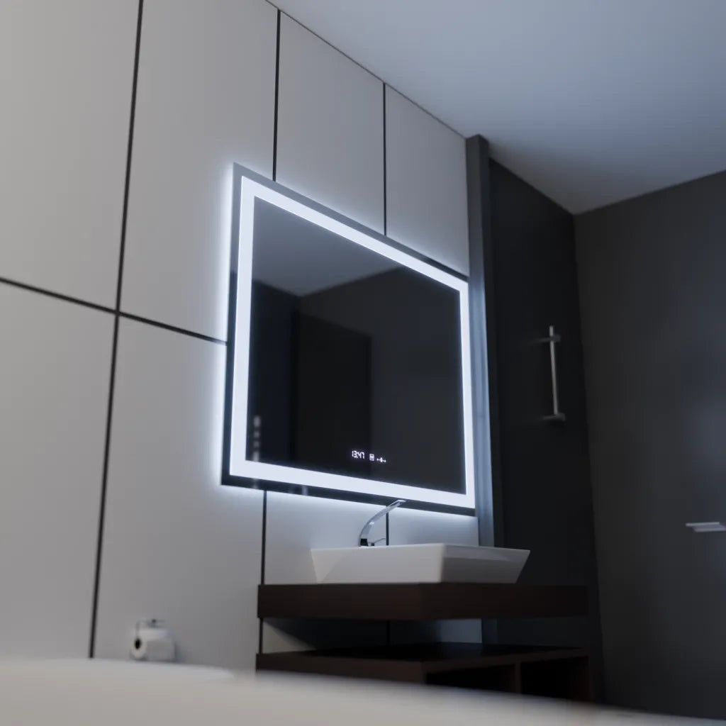 Oglindă LED Rectangulară Verite Marcello | Motionglow - vivimall.ro