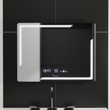Oglinda Led Rectangulara, Rayonnement Motionglow Marcello, Sistem Dezaburire, Ceas & Termometru - vivimall.ro