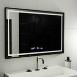 Oglinda Led Rectangulara, Verite Majeste Noir Motion Glow Marcello, Sistem Dezaburire, Ceas & Termometru - vivimall.ro