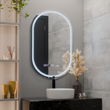 Oglindă LED Ovală Eminence Marcello | Motionglow - vivimall.ro