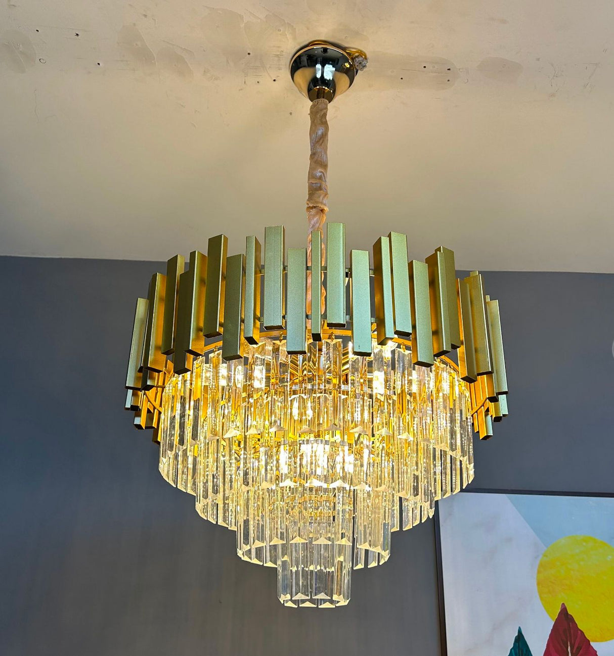 Candelabru Cristal Balmoral Magno, 9X E14, Diametru 60Cm - vivimall.ro