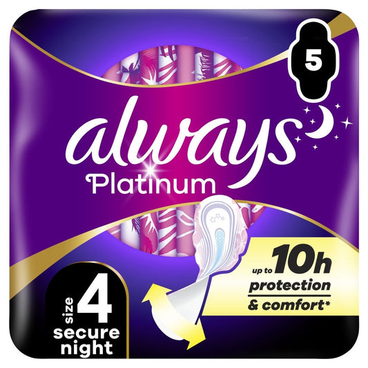 Absorbante, Always, 5 buc Platinum Ultra Night