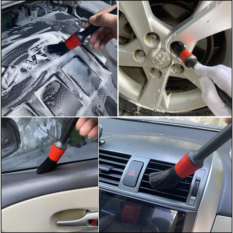 Accesorii Pentru Curatare Auto, Set 35 Bucati, Accesorii Pentru Detailing Auto, Accesorii Pentru Curatare Auto In Interior Si Exterior - vivimall.ro