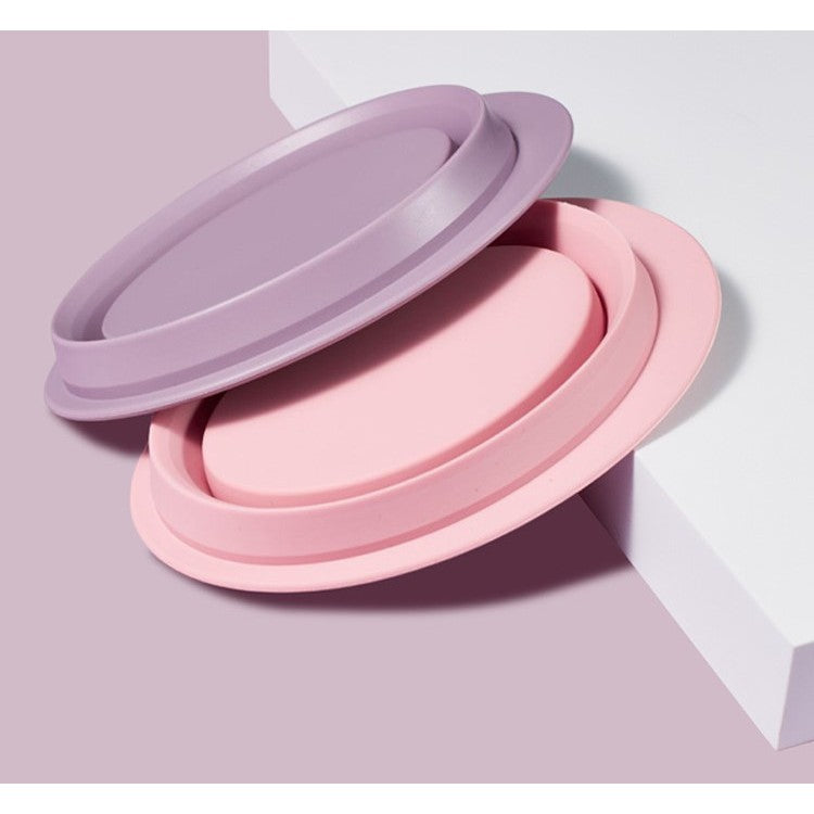Accesoriu Din Silicon Pentru Curatarea Accesoriilor Makeup, Pensule, Buretei, 14.5 X 11,5 Cm, 2 Moduri De Utilizare, Pliabil - vivimall.ro