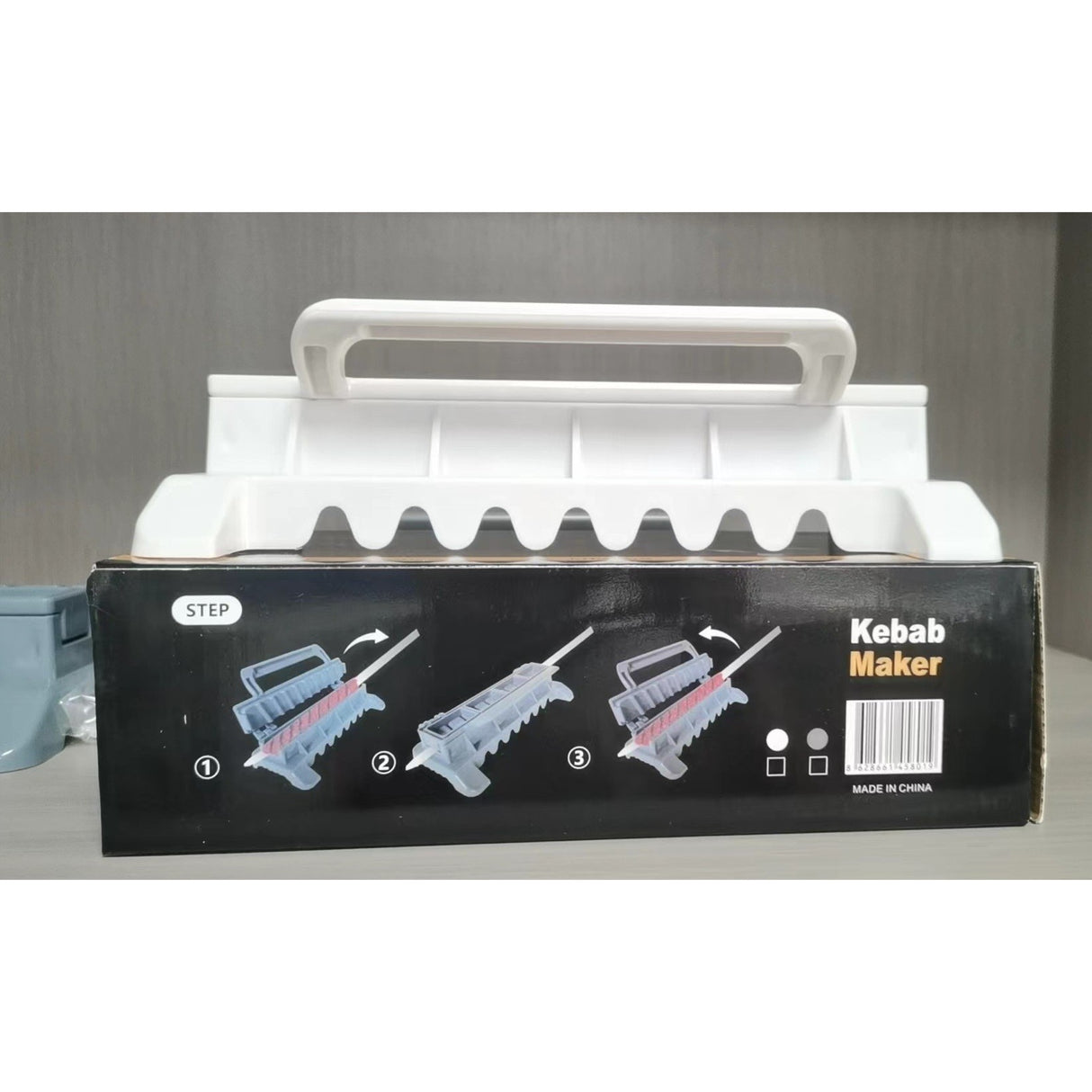 Presa Pentru Carne, Pentru Kebab, Cu Maner, Din Abs, 29 X 7.5 X 2.6 Cm - vivimall.ro