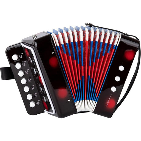 Acordeon Pentru Copii, Acordeon Jucarie Pentru Educatie Timpurie, 7 Butoane 2 Bass, Acordeon Instrument Muzical Pentru Copii