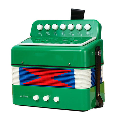 Acordeon Pentru Copii, Acordeon Jucarie Pentru Educatie Timpurie, 7 Butoane 2 Bass, Acordeon Instrument Muzical Pentru Copii