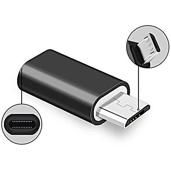 Adaptor Micro USB spre Lightning, Vivimall, 2.8 cm, Negru