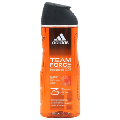 Gel de Dus Barbati, Adidas, Team Force, 400 ml - vivimall.ro
