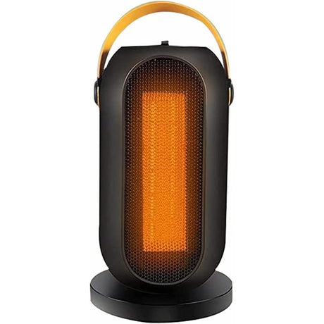 Aeroterma / Radiator Vivimall PTC-1500Q1, 1200 W, 2 trepte de putere, termostat reglabil, Negru - vivimall.ro