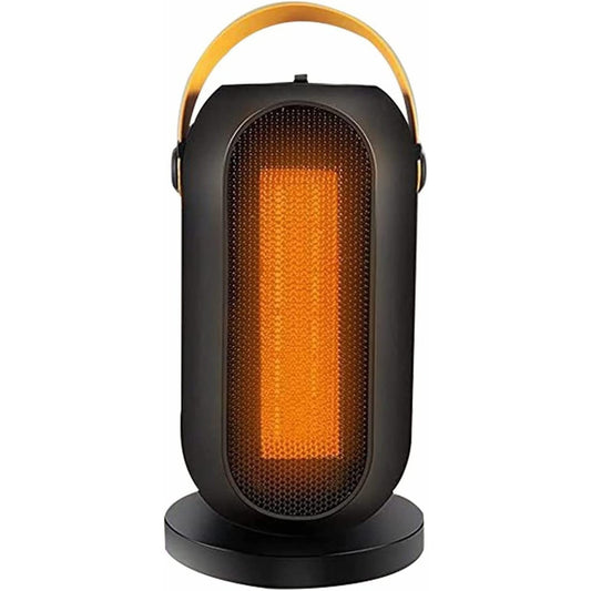 Aeroterma / Radiator Vivimall PTC-1500Q1, 1200 W, 2 trepte de putere, termostat reglabil, Negru - vivimall.ro