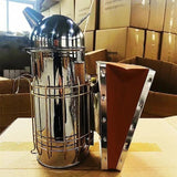 Afumator Apicol, Vivimall, din Inox, 30 x 25 x 10 cm, Gri