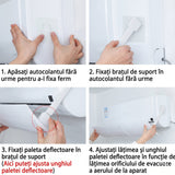 Deflector pentru Aer Conditionat, Flippy, Model M cu Brat Ajustabil si Orificii pe Toata Suprafata, Panou pentru Directionarea Fluxului de Aer - vivimall.ro