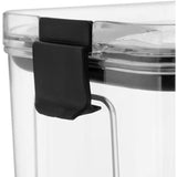 Set 4 Recipiente Depozitare Alimente, Pentru Organizare Bucatarie, Cu Inchidere Ermetica, Transparent, Plastic Fara Bpa, Compatibile Cu Masina De Spalat Vase, Diferite Dimensiuni, 350 Ml, 1300 Ml, 2700 Ml, 4600 Ml - vivimall.ro