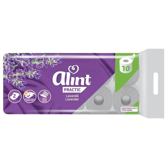 Alint Hartie Igienica Practic 10ROLE 2STR Lavanda