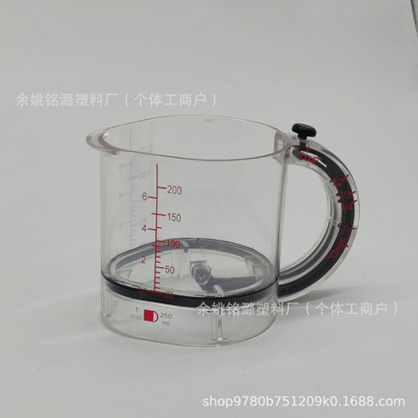 Cana de Masurat, cu maner, Vivimall, 250ml, Transparenta - vivimall.ro