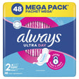 Absorbante Zilnice, Always, Ultra, Set 48 Bucati - vivimall.ro