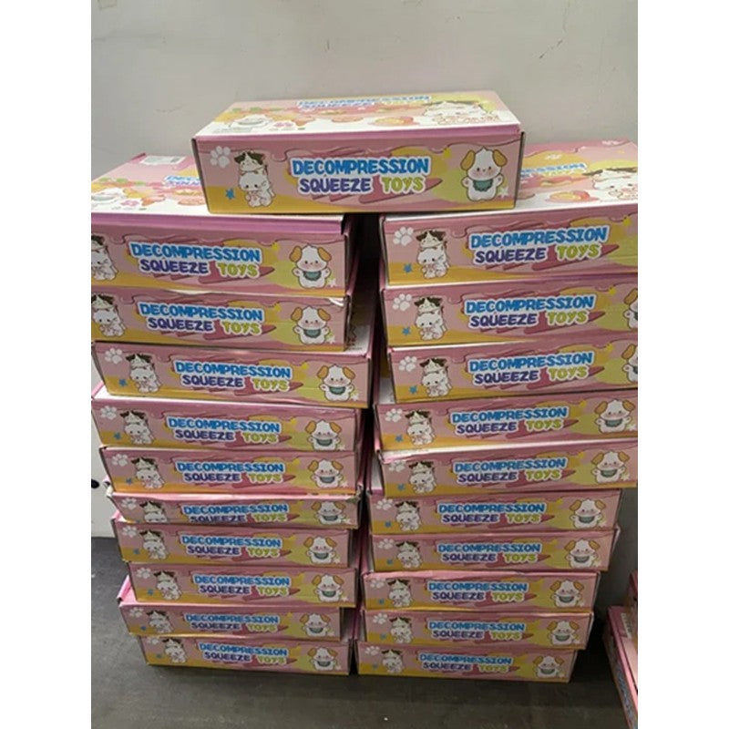 Ambalaj pentru Jucarii Antistres Squishy Cat Paw, Vivimall, cu Revenire Lenta, 27 x 24 x 8 cm, Roz