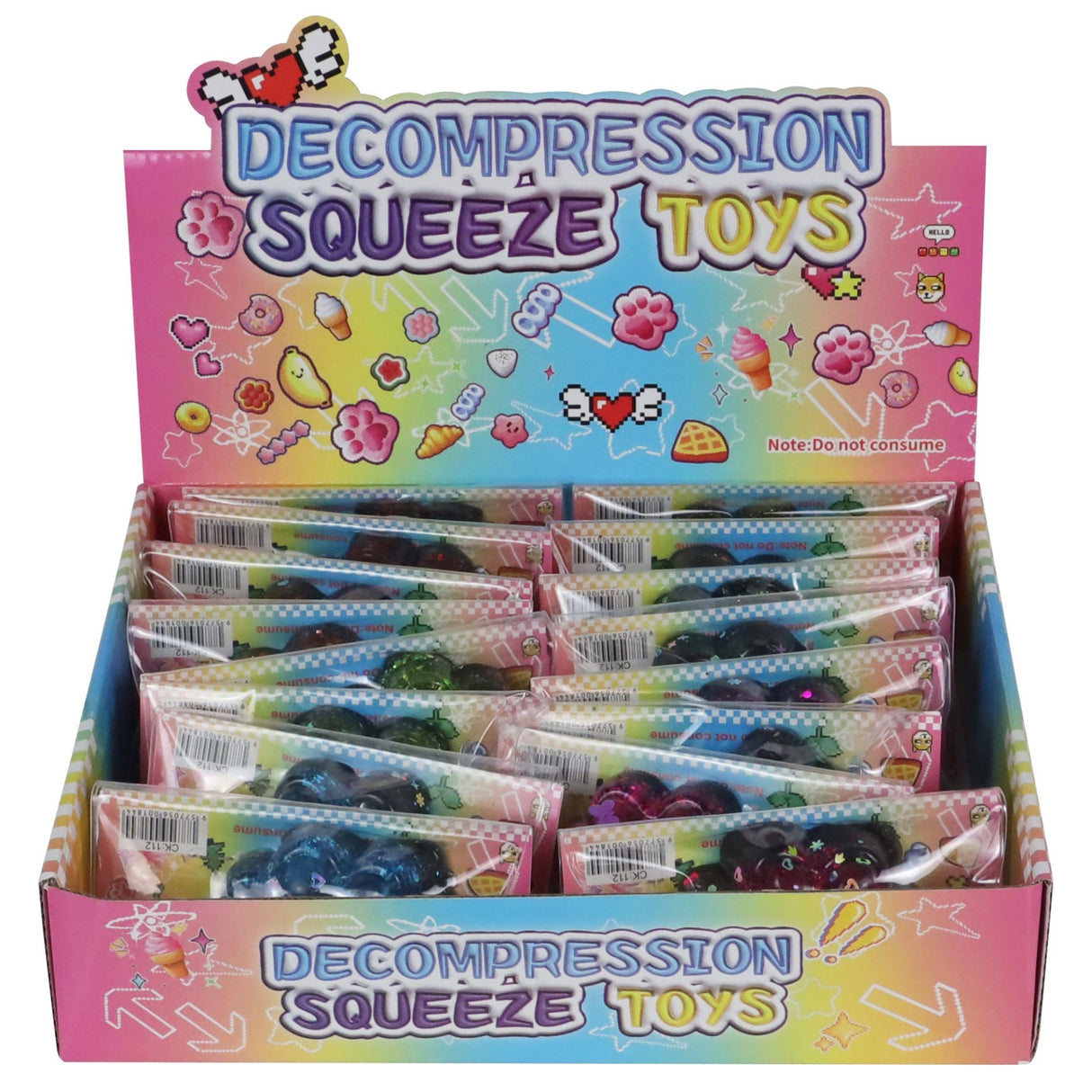 Ambalaj Pentru Jucarii Antistres Squishy Cat Paw, Cu Revenire Lenta